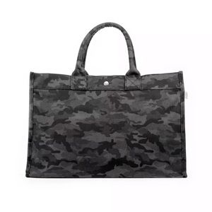 $184 Koala Kanvas East West Camo Canvas Tote Bag